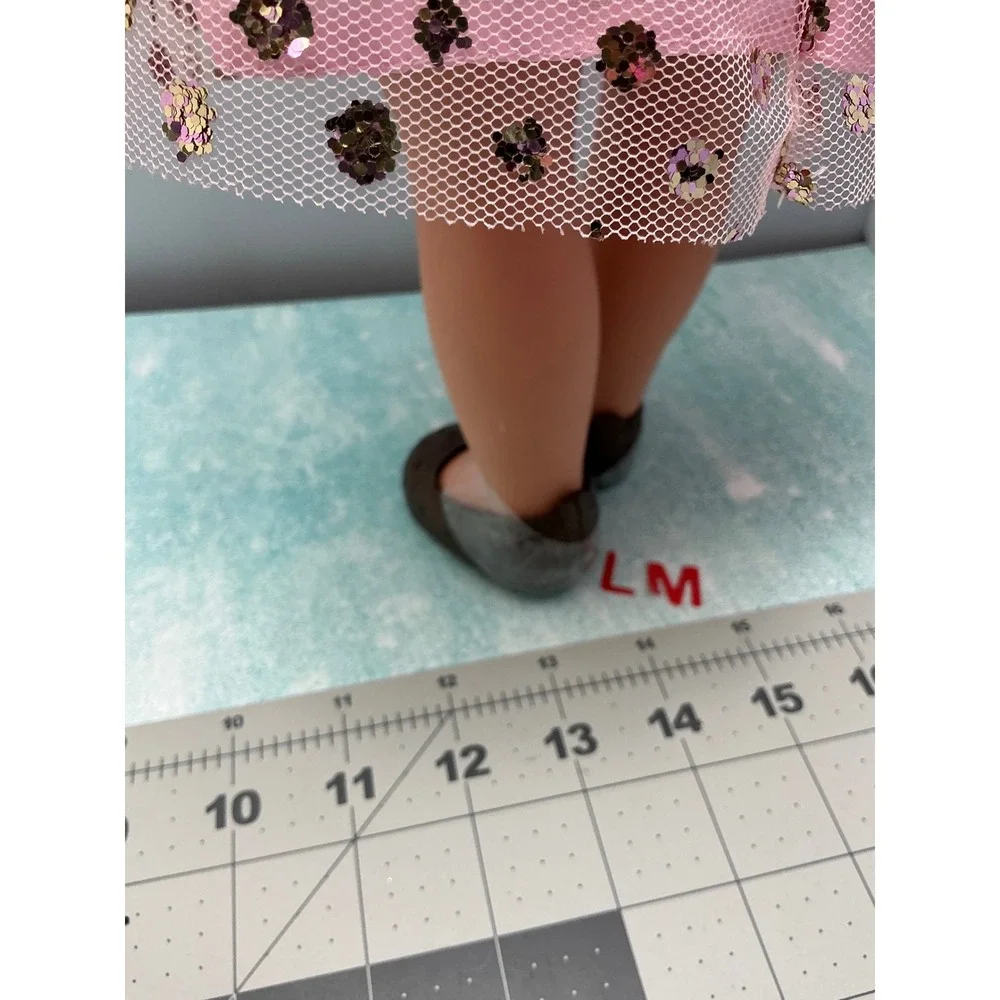 Our Generation Doll Blonde Hair Blue Eyes Pink Dress‎ Outfit 18 Inches